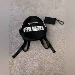 Black Steve Madden Back Pack